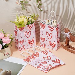 6Pcs Rectangle Paper Packaging Bags&nbsp;CARB-DJ0001-01