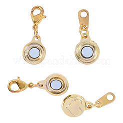 10 Sets 2 Colors Zinc Alloy Magnetic Clasps&nbsp;PALLOY-CJ0001-140