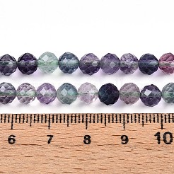 Natural Rainbow Fluorite Beads Strands&nbsp;G-S345-6mm-29