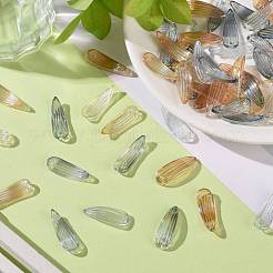 Electroplate Glass Pendants&nbsp;EGLA-T014-10