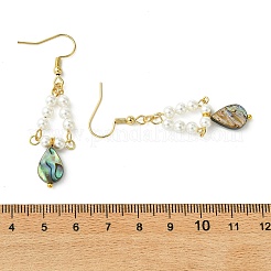 Paua Shell Dangle Earrings&nbsp;EJEW-JE07179