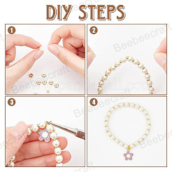 80Pcs 2 Colors 304 Stainless Steel Spacer Beads&nbsp;STAS-BBC0004-30