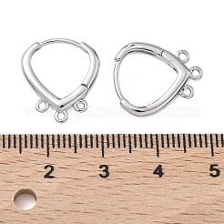 SHEGRACE Brass Hoop Earrings Findings&nbsp;XGR0159P-91P