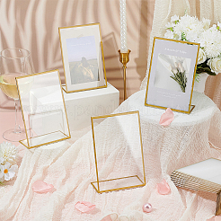 20Pcs Rectangle Acrylic Table Card Stands Display Holder&nbsp;ODIS-WA0001-04B