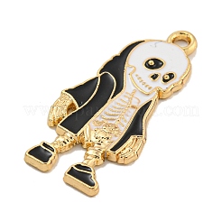 Halloween Alloy Enamel Pendants&nbsp;ENAM-H045-01G-03
