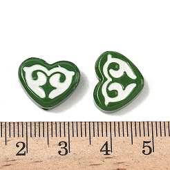 Dyed & Heated Baking Paint Glass Beads&nbsp;LAMP-D004-02F