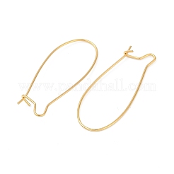 304 Stainless Steel Hoop Earring Findings&nbsp;STAS-P223-01G-07