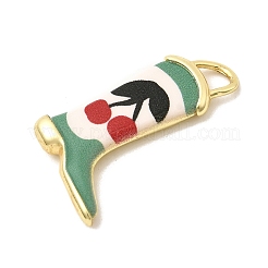 Printed Brass Pendants&nbsp;KK-K274-06G-14
