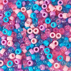 1200Pcs 2 Style 3 Colors Opaque & Transparent Acrylic European Beads&nbsp;OACR-SZ0001-27