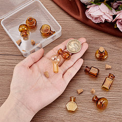 10Pcs 10 Styles Miniature Glass Bottles&nbsp;GLAA-PH0004-09