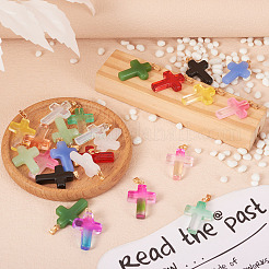28Pcs 14 Styles Glass/Lampwork Pendants&nbsp;GLAA-TA0001-19