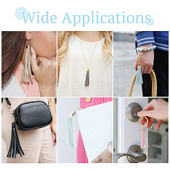 PU Imitation Leather Tassel Pendants&nbsp;FIND-TA0005-07A