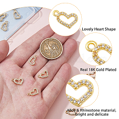 20Pcs Alloy Rhinestone Pendants&nbsp;FIND-HS0001-66