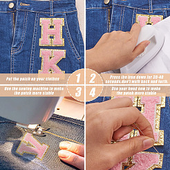 38Pcs 38 Style Cloth Iron on/Sew on Patches&nbsp;DIY-FW0001-16