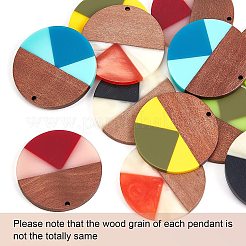 DIY Walnut Wooden Dangle Earring Making Kits&nbsp;DIY-OC0006-58