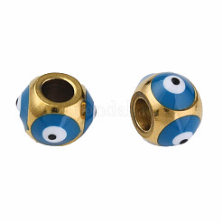 201 Stainless Steel Enamel Beads&nbsp;STAS-N087-59-06G