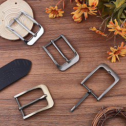 4Pcs 4 Colors Alloy Single Prong Roller Buckles&nbsp;FIND-CL0002-12