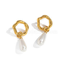 304 Stainless Steel Dangle Stud Earrings&nbsp;DL5140