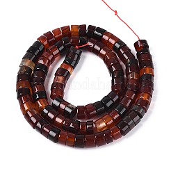 Dyed Natural Agate Beads Strands&nbsp;G-T144-55A-01