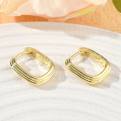Brass Hoop Earrings&nbsp;KK-CBA30C7-26G