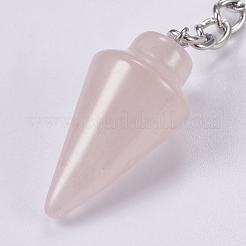 Natural Rose Quartz Keychain&nbsp;KEYC-P041-A03