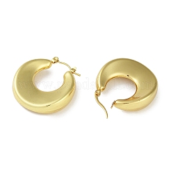 Ion Plating(IP) 304 Stainless Steel Hoop Earrings for Women&nbsp;STAS-I304-11G