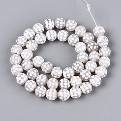 Tibetan Style Natural Agate dZi Beads Strands&nbsp;G-T144-36B-02