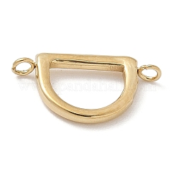 304 Stainless Steel Letter Connector Charms&nbsp;STAS-M108-01G-04