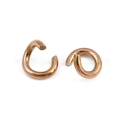 304 Stainless Steel Open Jump Rings&nbsp;STAS-M235-02F-RG