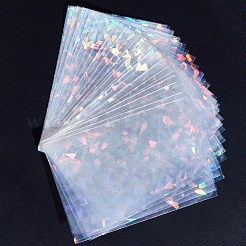 200Pcs 4 Styles Laser Transparent Plastic Packaging Bags&nbsp;ABAG-DJ0001-27