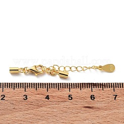925 Sterling Silver Curb Chain Extender&nbsp;STER-G039-01C-G
