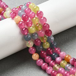 Dyed Natural Malaysia Jade Beads Strands&nbsp;X-G-G021-02A-18