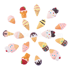50Pcs 10 Styles Resin Decoden Cabochons&nbsp;RESI-CJ0001-230