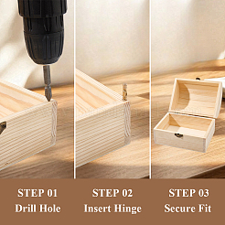 30Pcs Bress Column Folding Hinge&nbsp;FIND-CP0004-15
