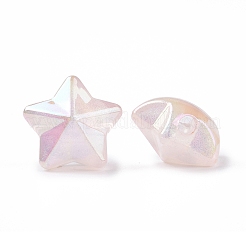 UV Plating Luminous Transparent Acrylic Beads&nbsp;OACR-C001-01