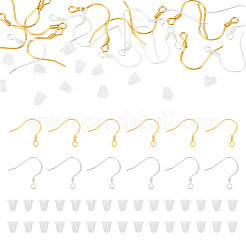 20Pcs 2 Styles 925 Sterling Silver Flat Coil Earwire&nbsp;STER-TA0001-38