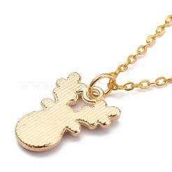 Christmas Theme Alloy Enamel Pendant Necklaces&nbsp;NJEW-JN03313