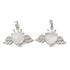 Natural Quartz Crystal Pendants&nbsp;G-P492-02P-22