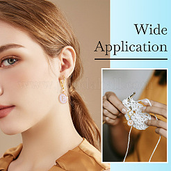 26Pcs Flat Round with Letter A~Z Alloy Enamel Pendant Locking Stitch Markers&nbsp;HJEW-TAC0089