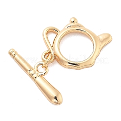 Brass Toggle Clasps&nbsp;KK-L222-010G