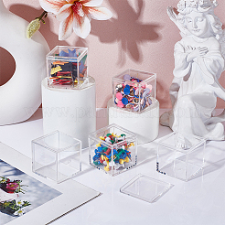 Transparent Plastic Display Case for Minifigures&nbsp;ODIS-WH0043-152E
