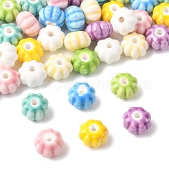 40Pcs 8 Colors Handmade Porcelain Ceramic Beads&nbsp;PORC-FS0001-21