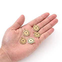 201 Stainless Steel Pendants&nbsp;STAS-S105-T565D-2