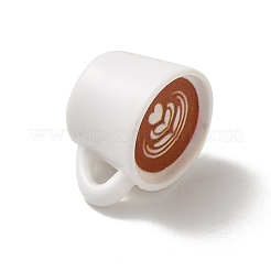 Opaque Resin Drink Pendants&nbsp;FIND-Z043-02D