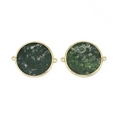 Natural Moss Agate Links connectors&nbsp;G-L514-017A