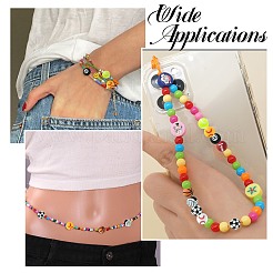 80Pcs 8 Styles Handmade 8 Ball Polymer Clay Beads&nbsp;CLAY-CJ0002-07