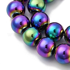 Electroplated Synthetic Non-magnetic Hematite Beads Strands&nbsp;G-H327-D02-05B