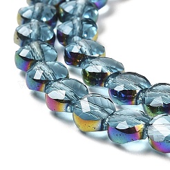 Electroplate Transparent Glass Beads Strands&nbsp;EGLA-Z001-02E