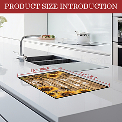 1Pc Cloth Induction Cooktop Protector Mats&nbsp;AJEW-GA0008-37C