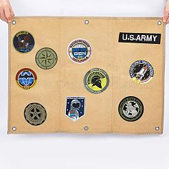 Nylon Badge Display Cloth&nbsp;DJEW-WH0011-03B